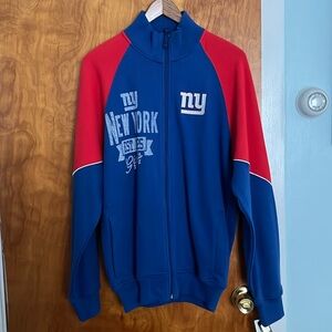 NWT NY Giants Zip Up
